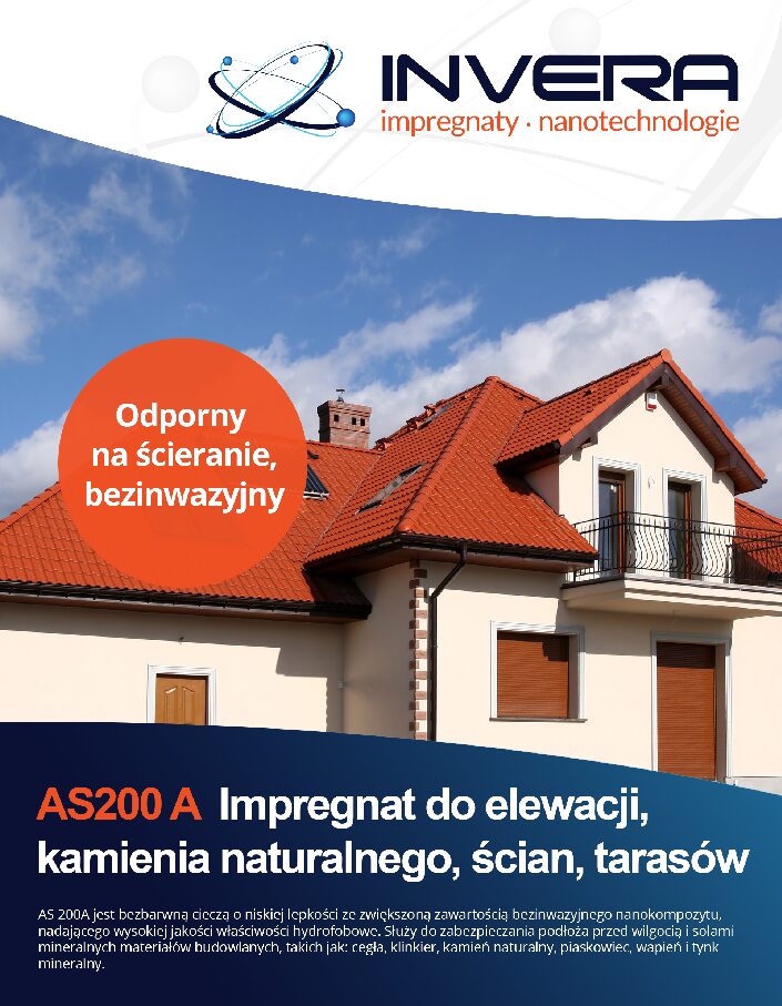 Impregnat do elewacji, kamienia naturalnego, ścian, tarasów