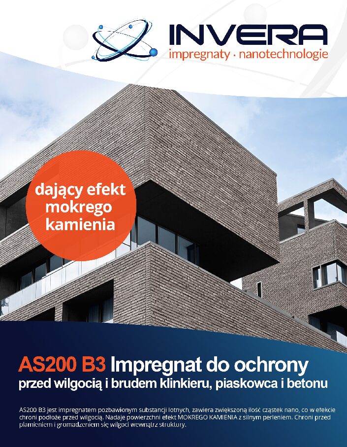 AS200B3Przód Impregnat do ochrony przed wilgocią i brudem