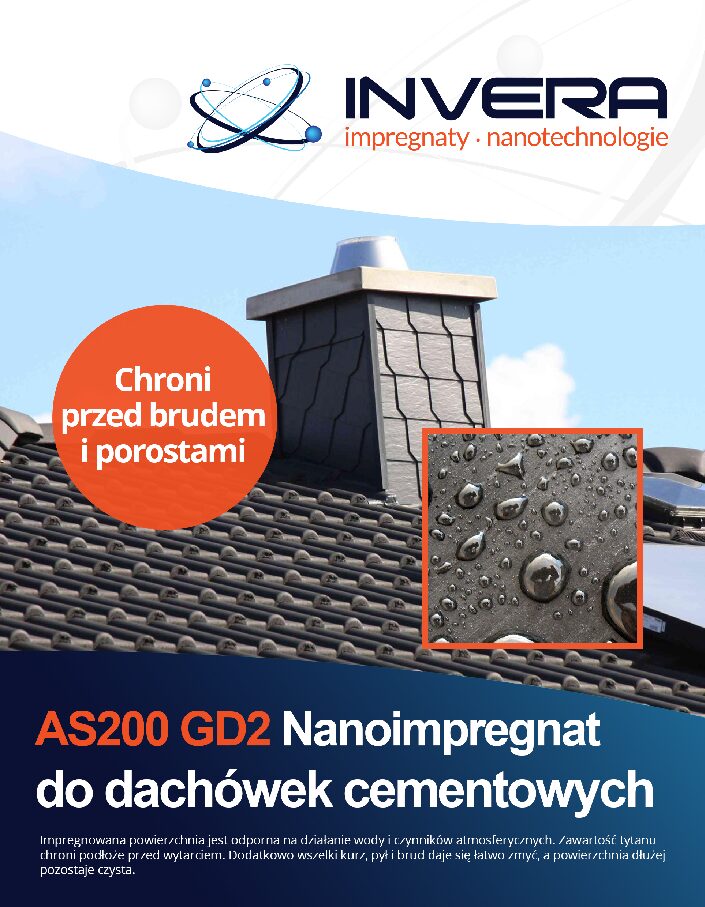 AS200GD2Przód Nanoimpregnat do dachówek cementowych