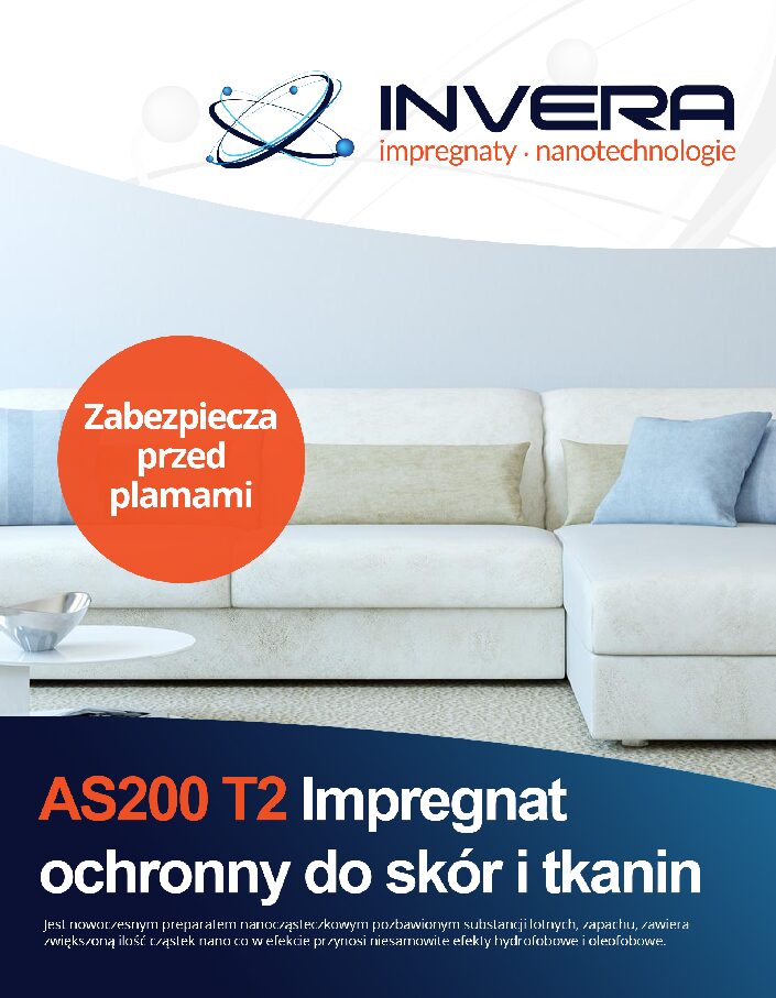 AS200T2Przód Impregnat ochronny do skór i tkanin