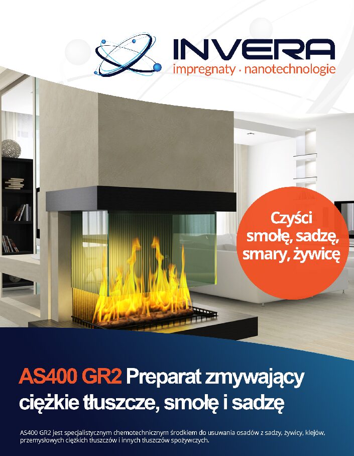Preparat zmywający ciężkie tłuszcze, smołę i sadzę